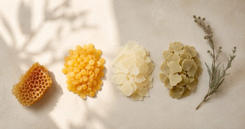Beeswax vs Candelilla vs Carnauba - Bear Basics
