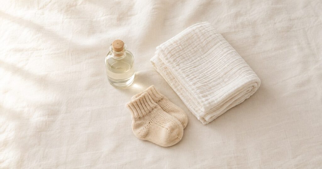 Baby Massage with Natural Oils
